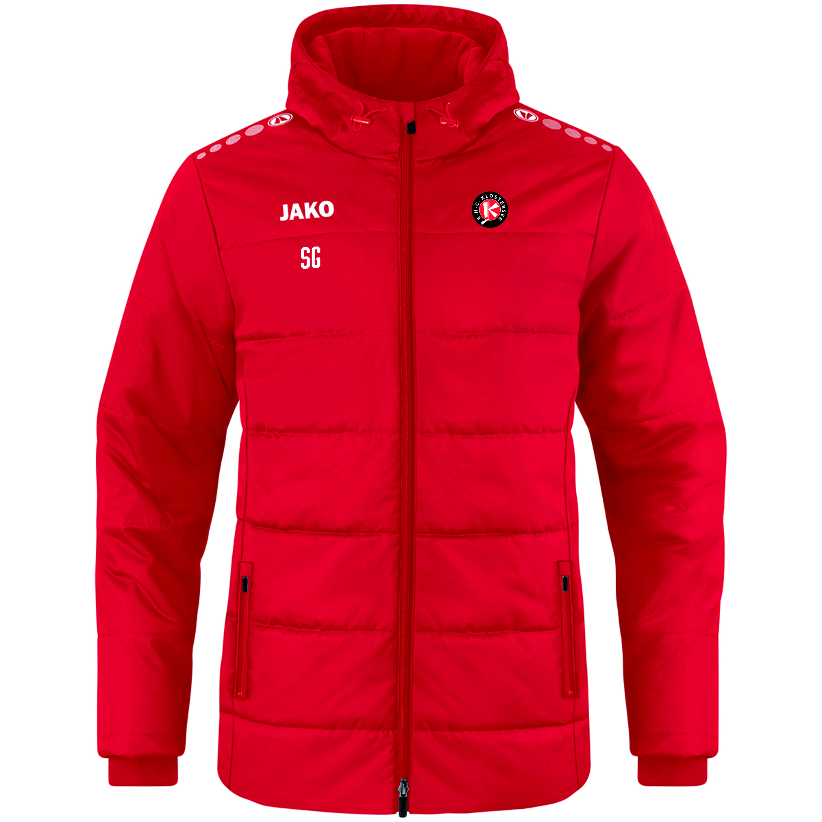 Coachjacke Team mit Kapuze