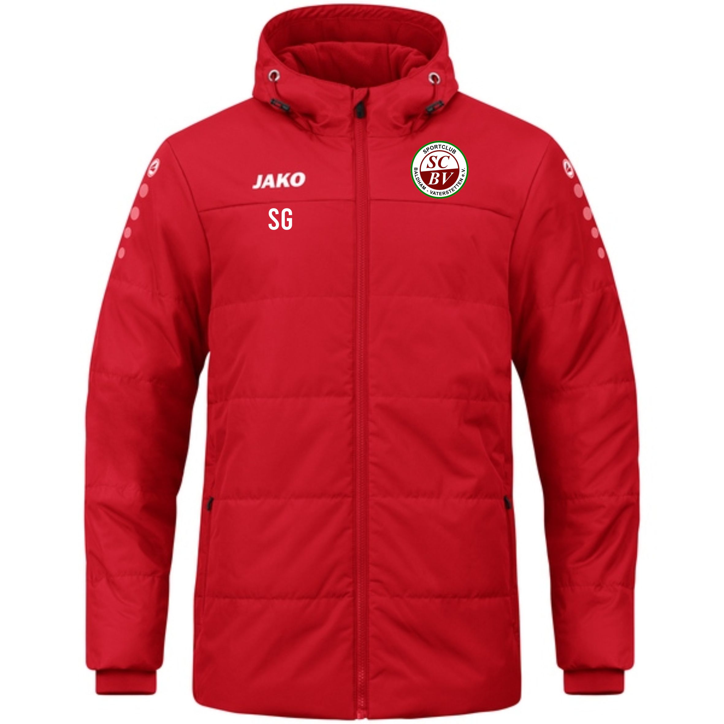Coachjacke Team mit Kapuze